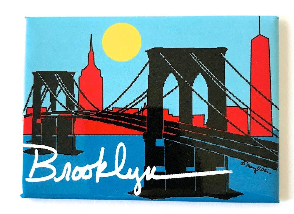 Brooklyn Bridge Skyline Magnet