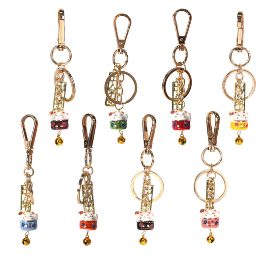 Mini Lucky Cat Keychains