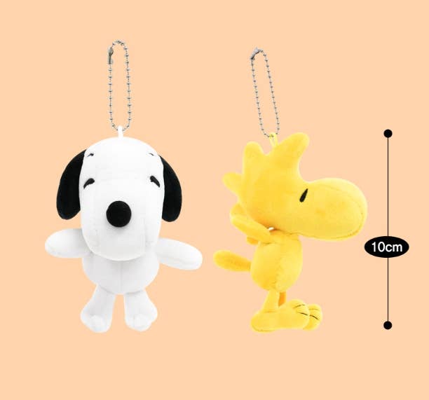 Snoopy Plush Bag Charm Key Chain- 10cm