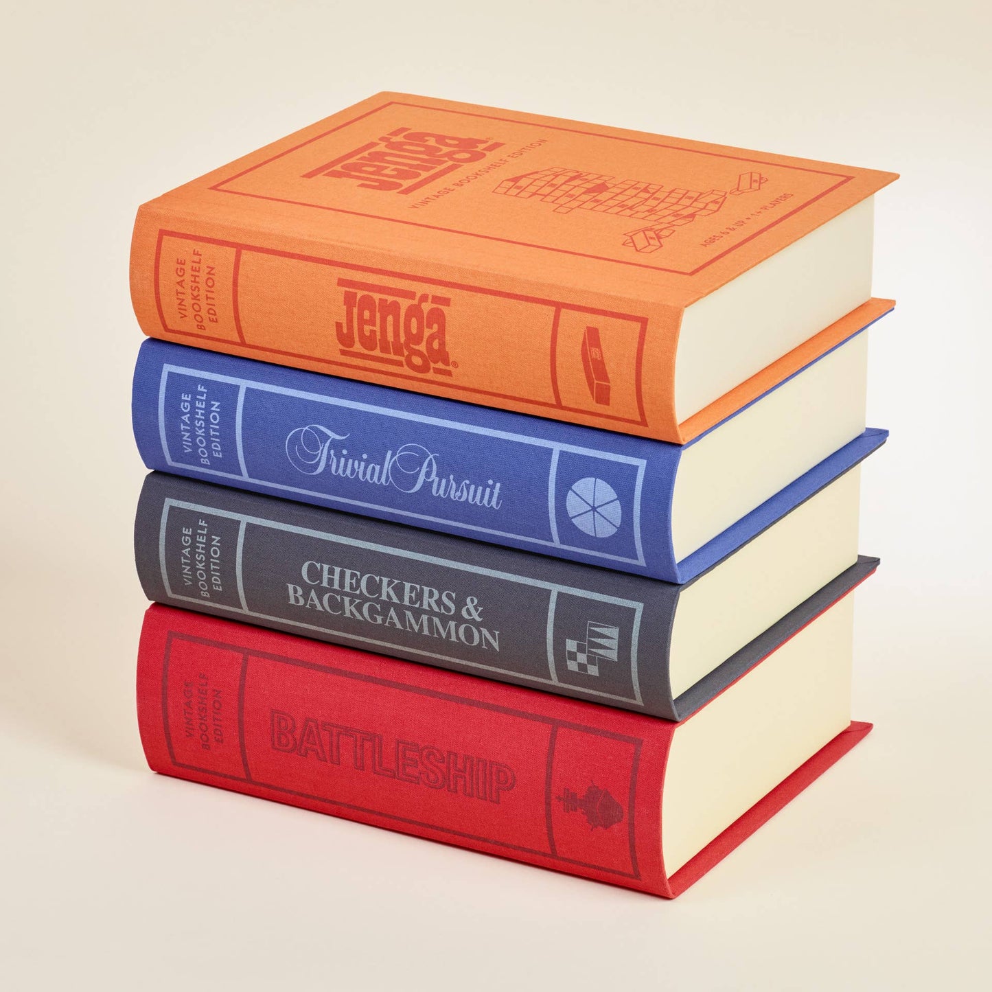 Backgammon Vintage Bookshelf Edition