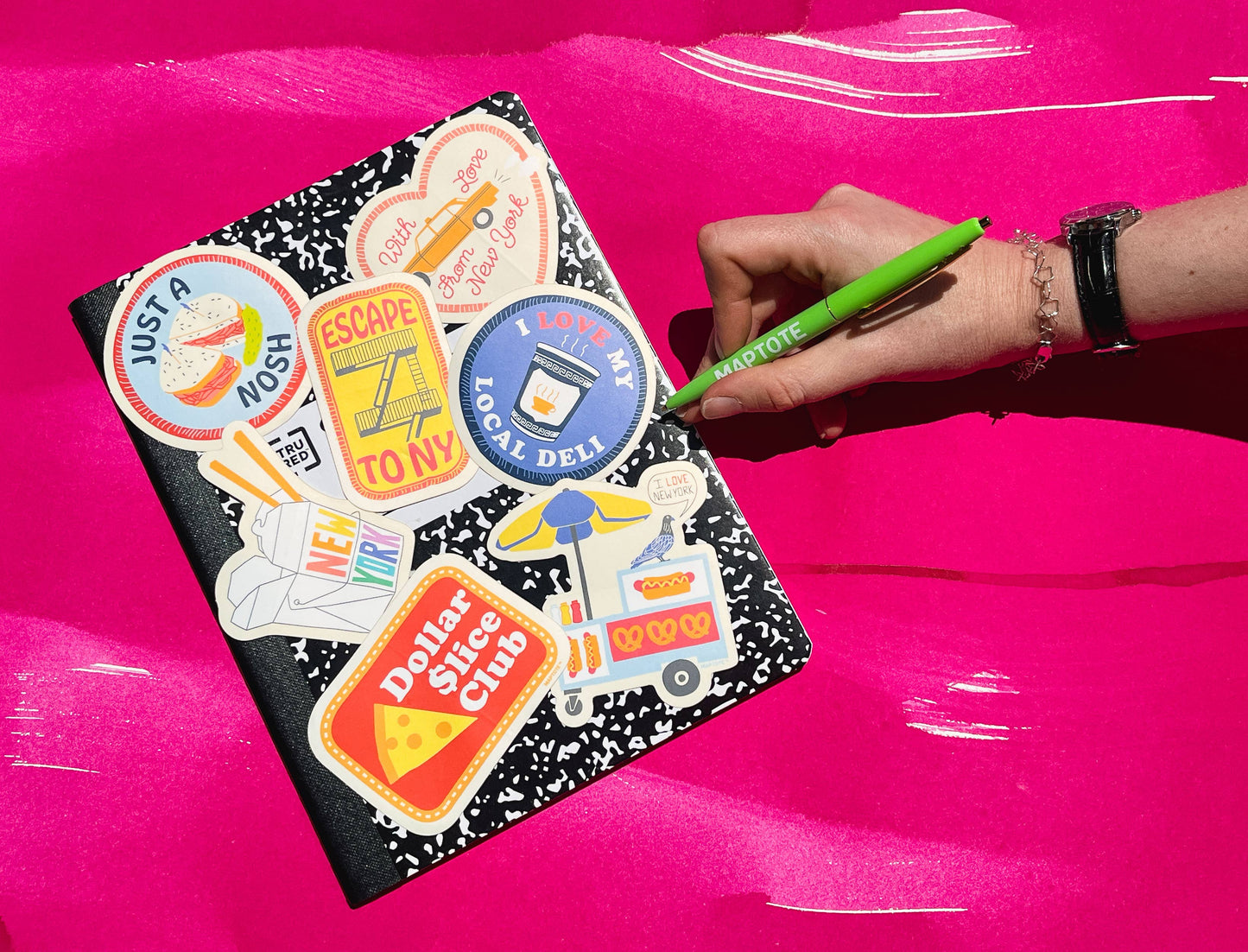 New York City Just A Nosh Sandwich Sticker