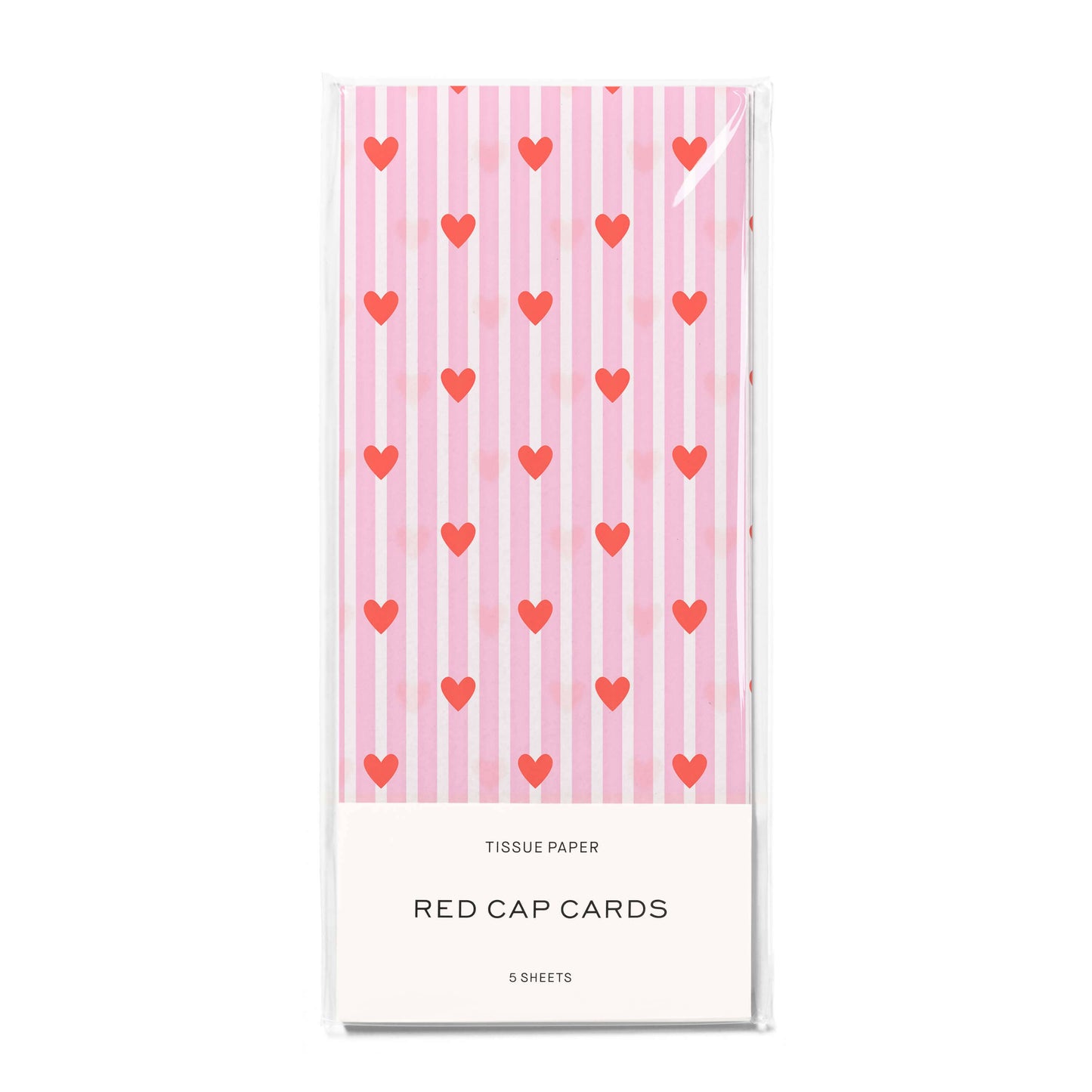 Red and Pink Hearts tissue paper