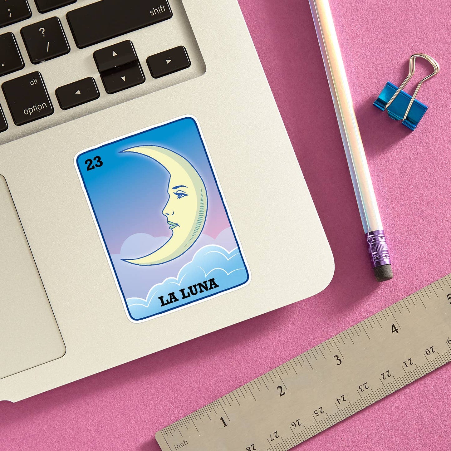 La Luna Die Cut Sticker