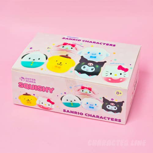 Sanrio Soft Squishy Random Key Ring, Bag Charm-Stress Relief