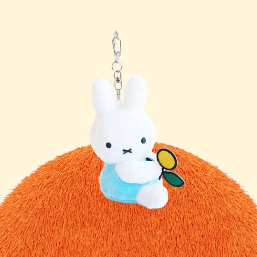 Miffy & Friends with Flower Plush Key Chain bag Charm