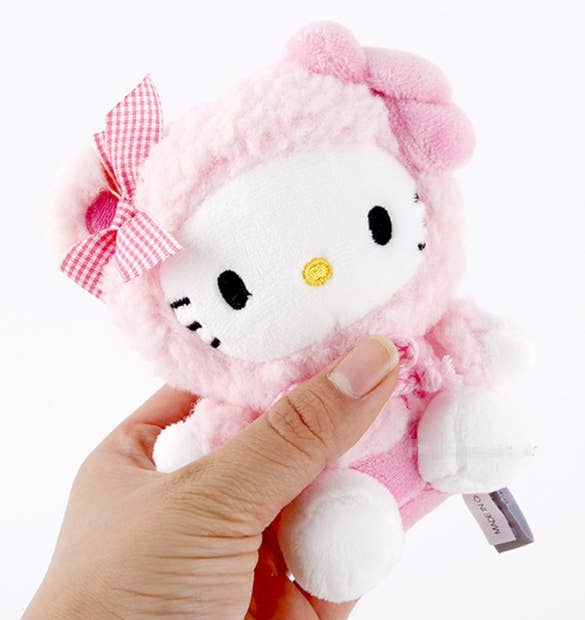 K_Wonderland - Sanrio Fluffy Bearhood costume bag charm/ key ring