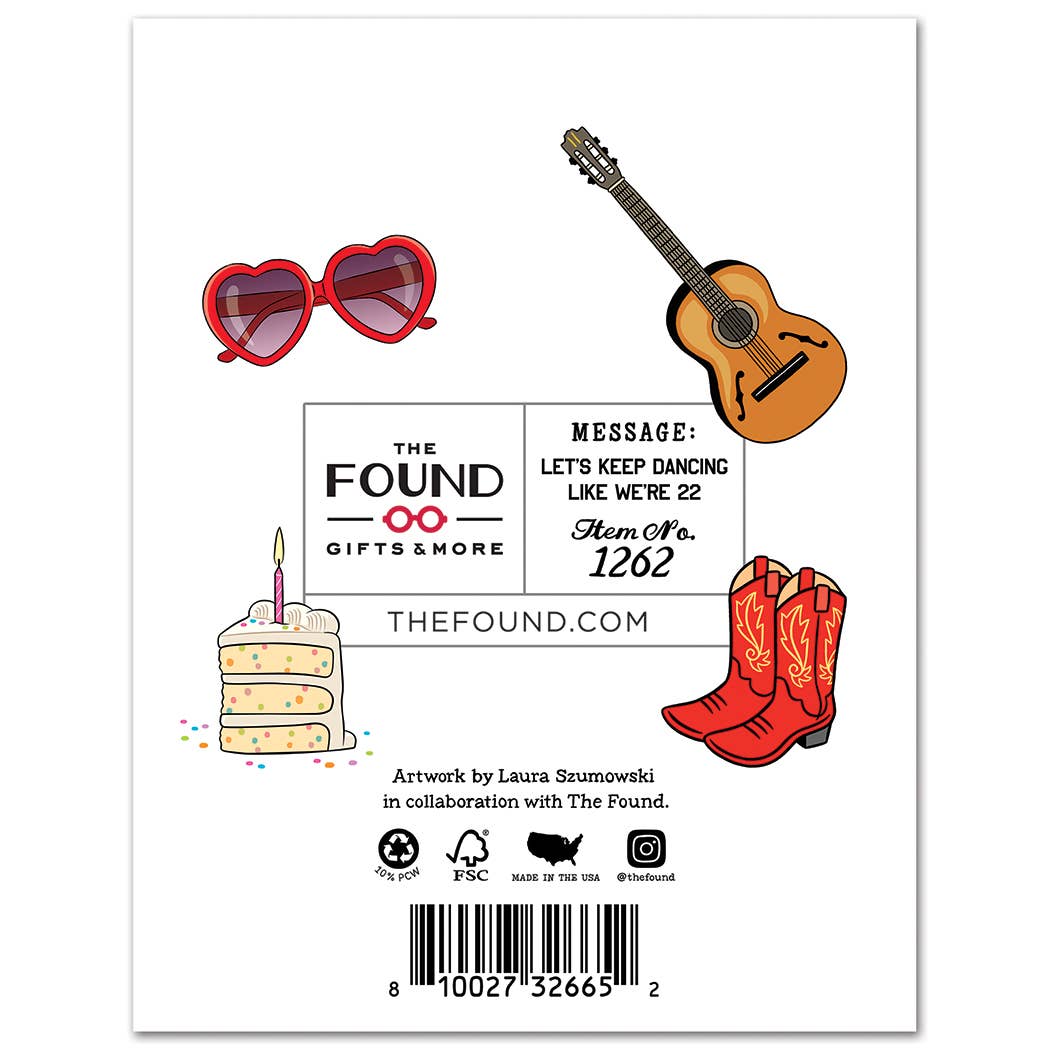 THE FOUND - Taylor a Lot Going On Birthday Card