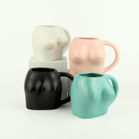 Boob Body Mugs (5 Color Variations)