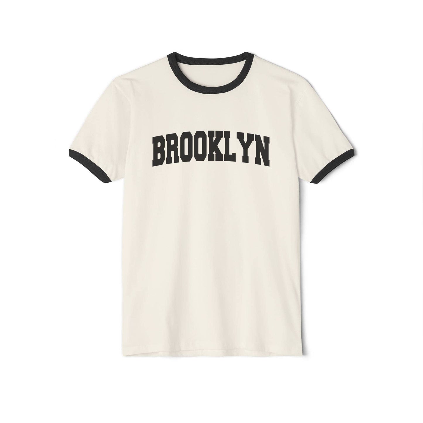 Hey Mountains - Brooklyn, New York Cotton Ringer Graphic Tee