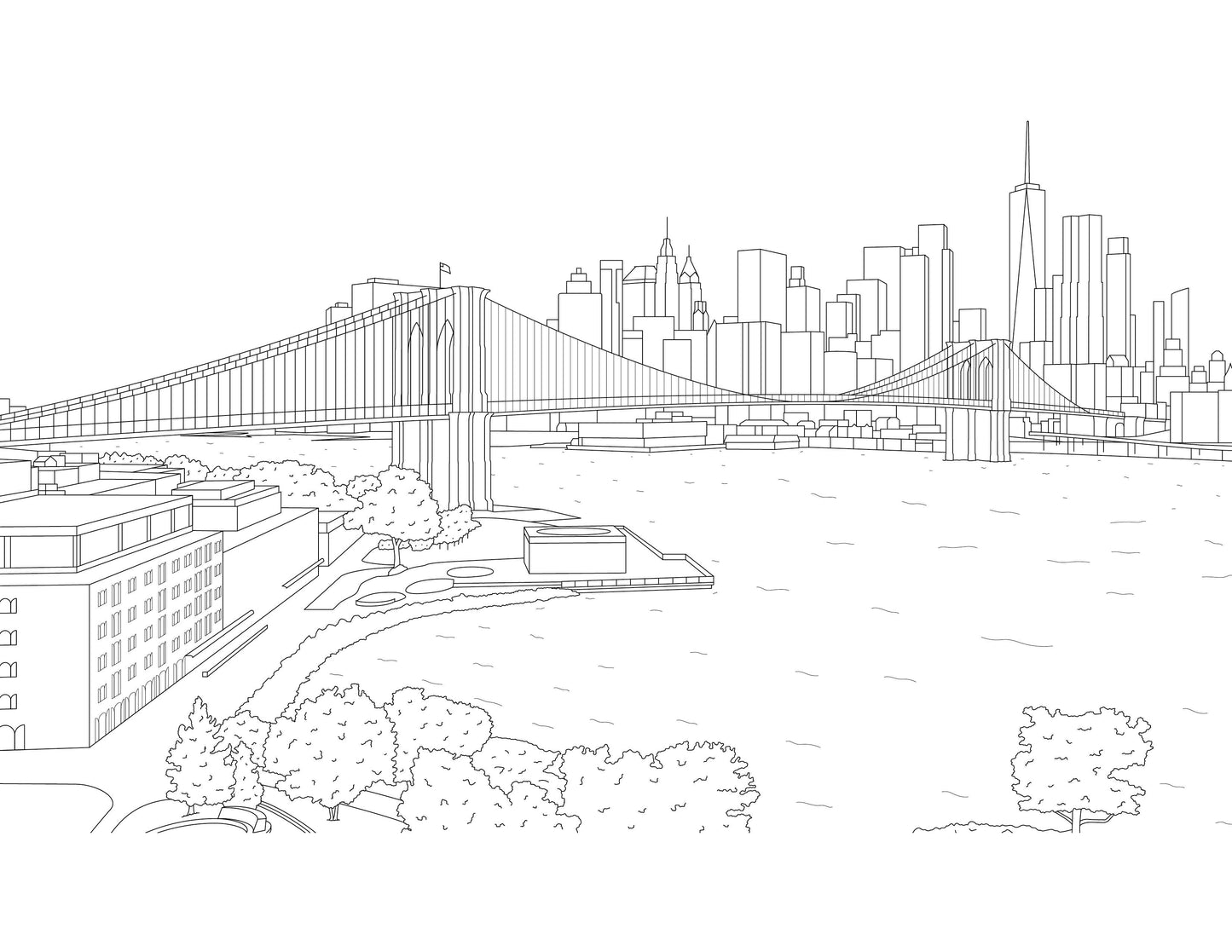 Color Brooklyn 2nd Edition coloring book