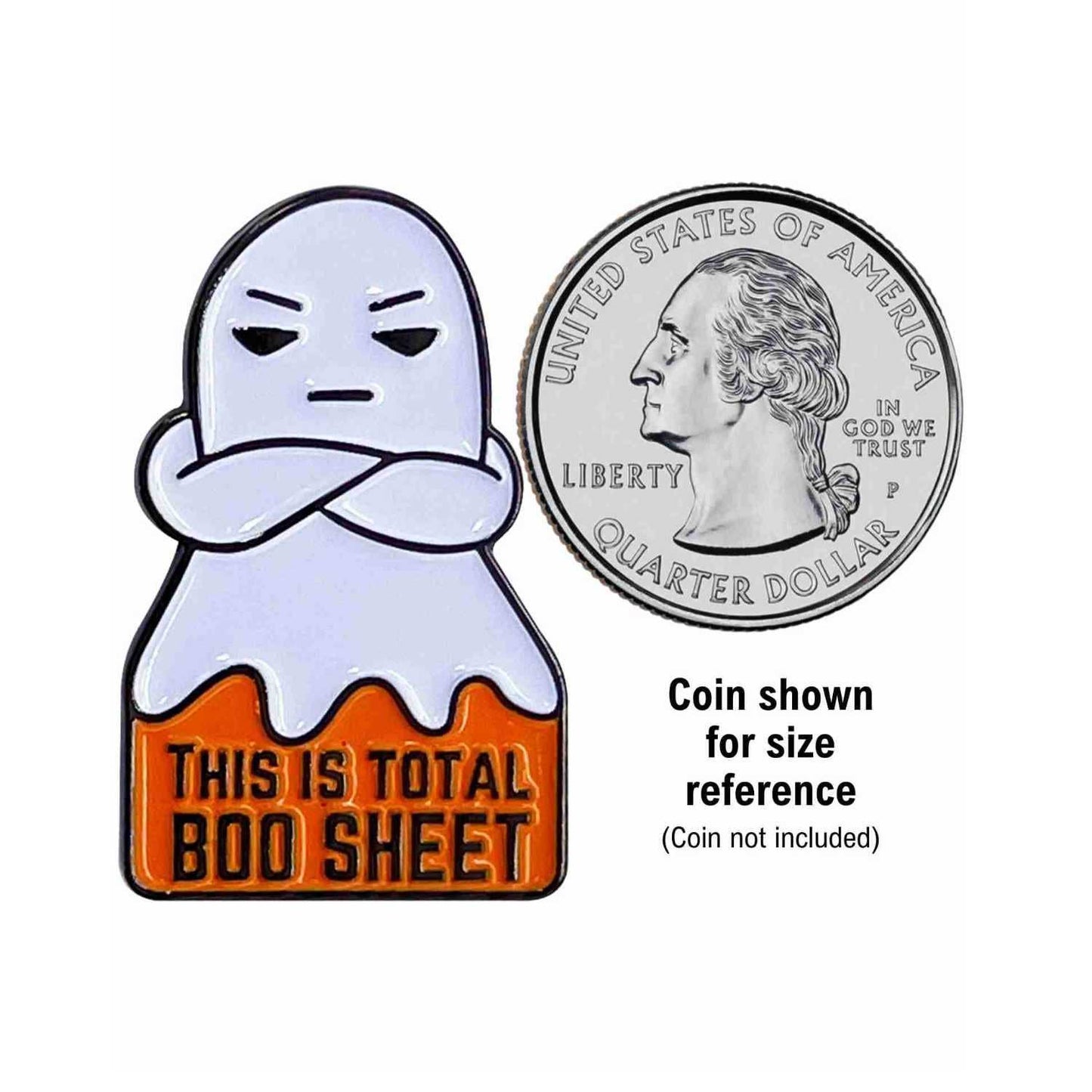 This Is Total Boo Sheet Soft Enamel Pin