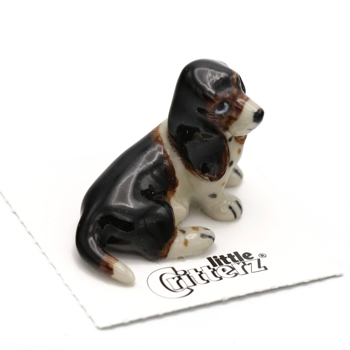 Napoleon Basset Hound Porcelain Miniature