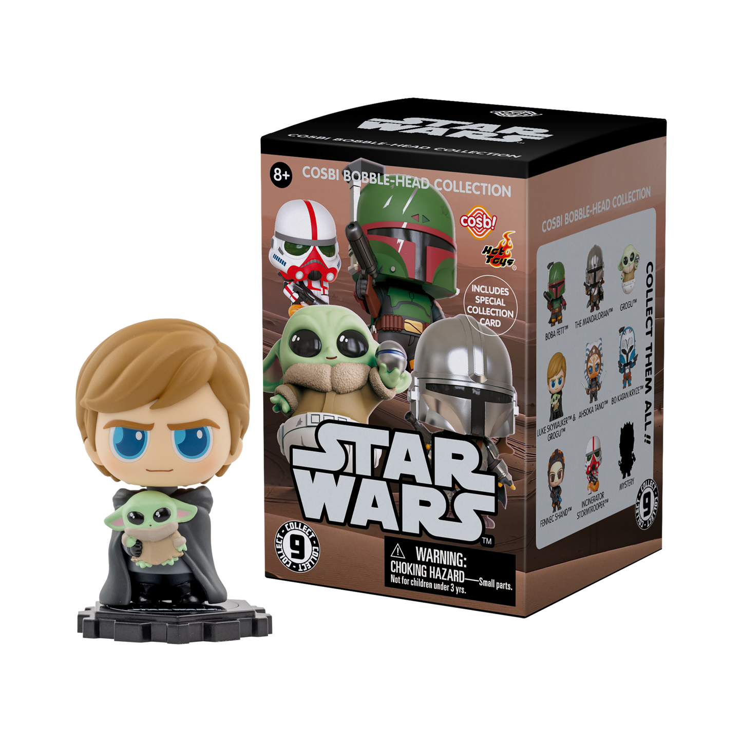 Star Wars Cosbi Bobble Head Collection - Case of 8 Blind Box