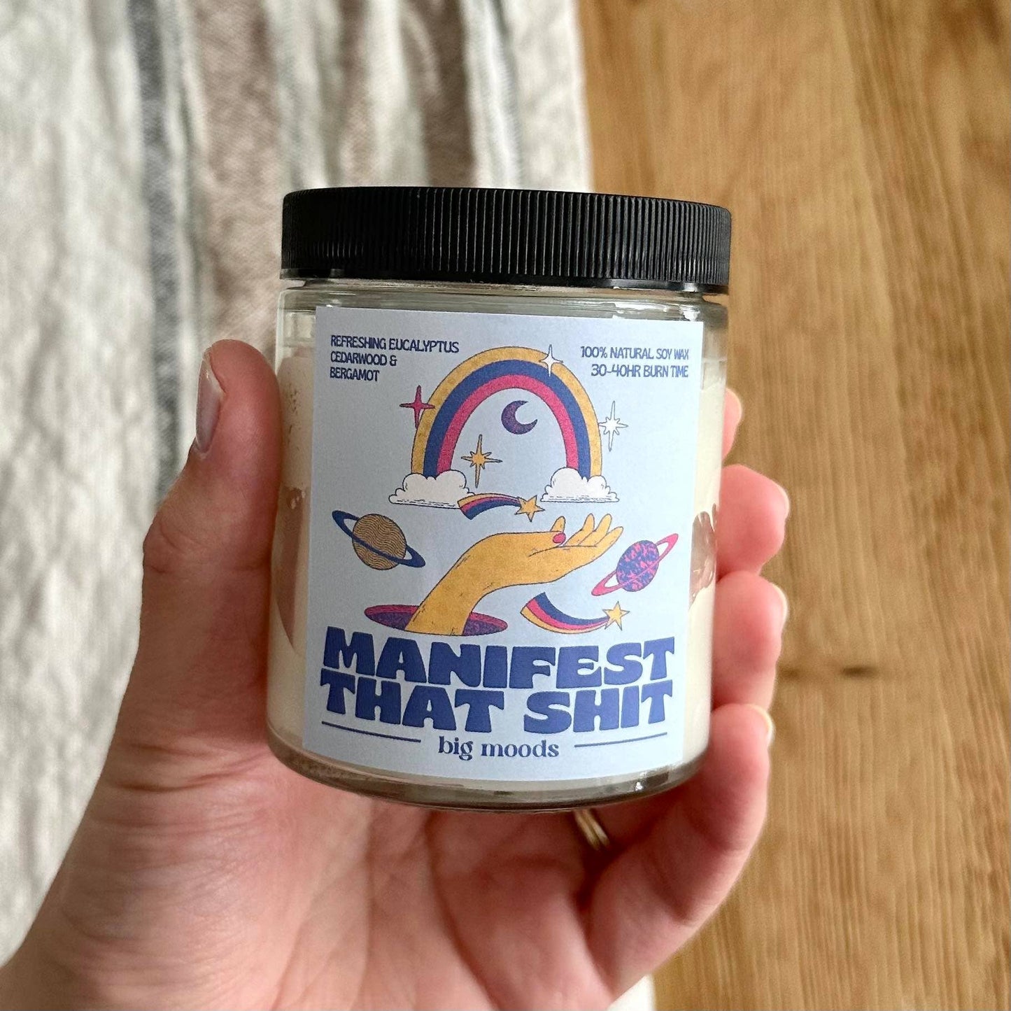 Big Moods - "Manifest That Shit" - 5oz Soy Candle