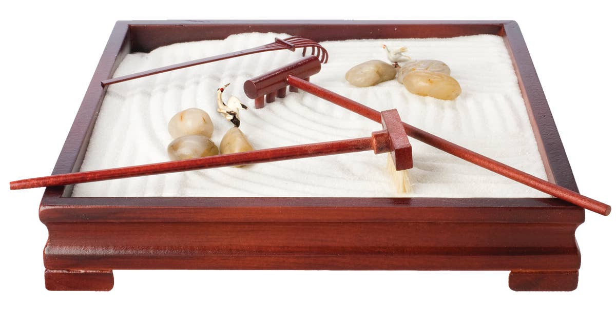 Deluxe Zen Garden, Stress Relief, Desktop Toy