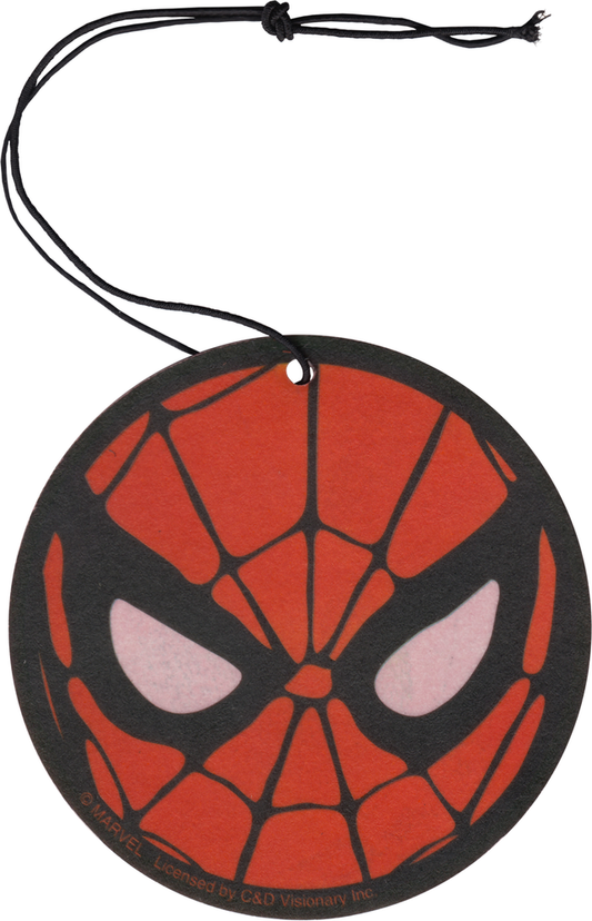 Square Deal Recordings & Supplies - Air Freshener - Spider-Man - Mask Logo (Cinnamon Scented)