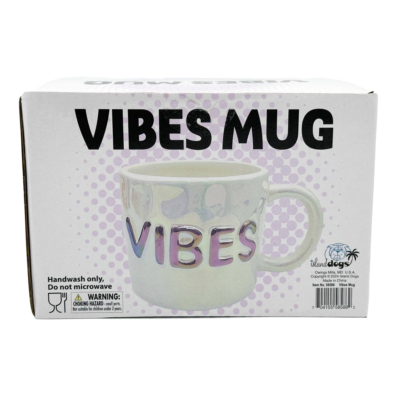 Vibes Iridescent Novelty Coffee Mug