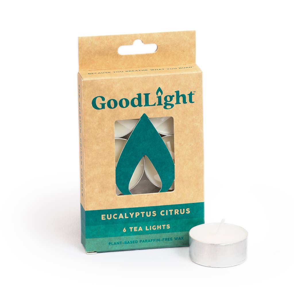 GoodLight Natural Candles - Scented Tea Lights | 6-Count Box
