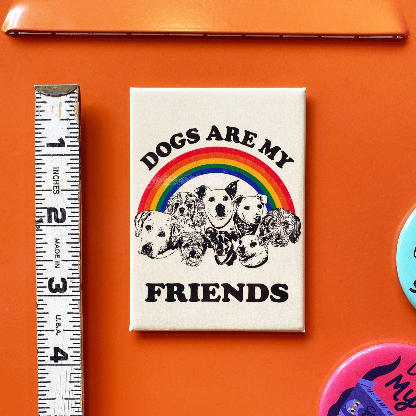 Cats Are My Friends Rectangle Magnet