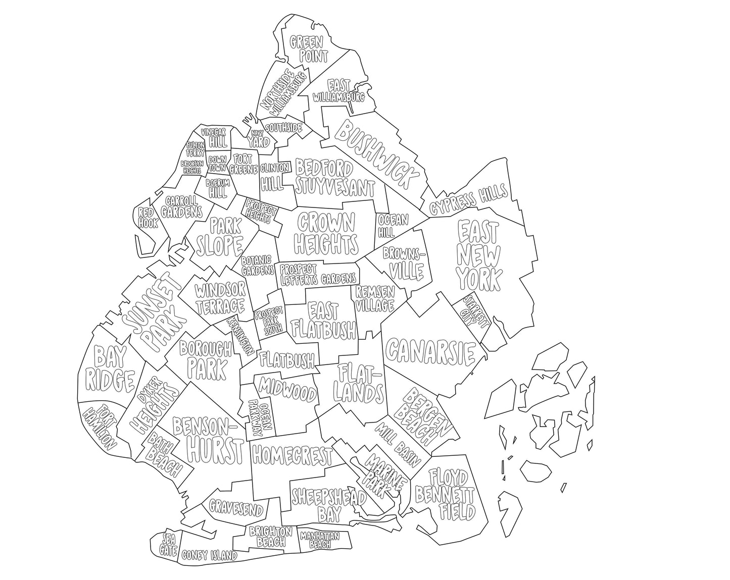 Color Brooklyn 2nd Edition coloring book