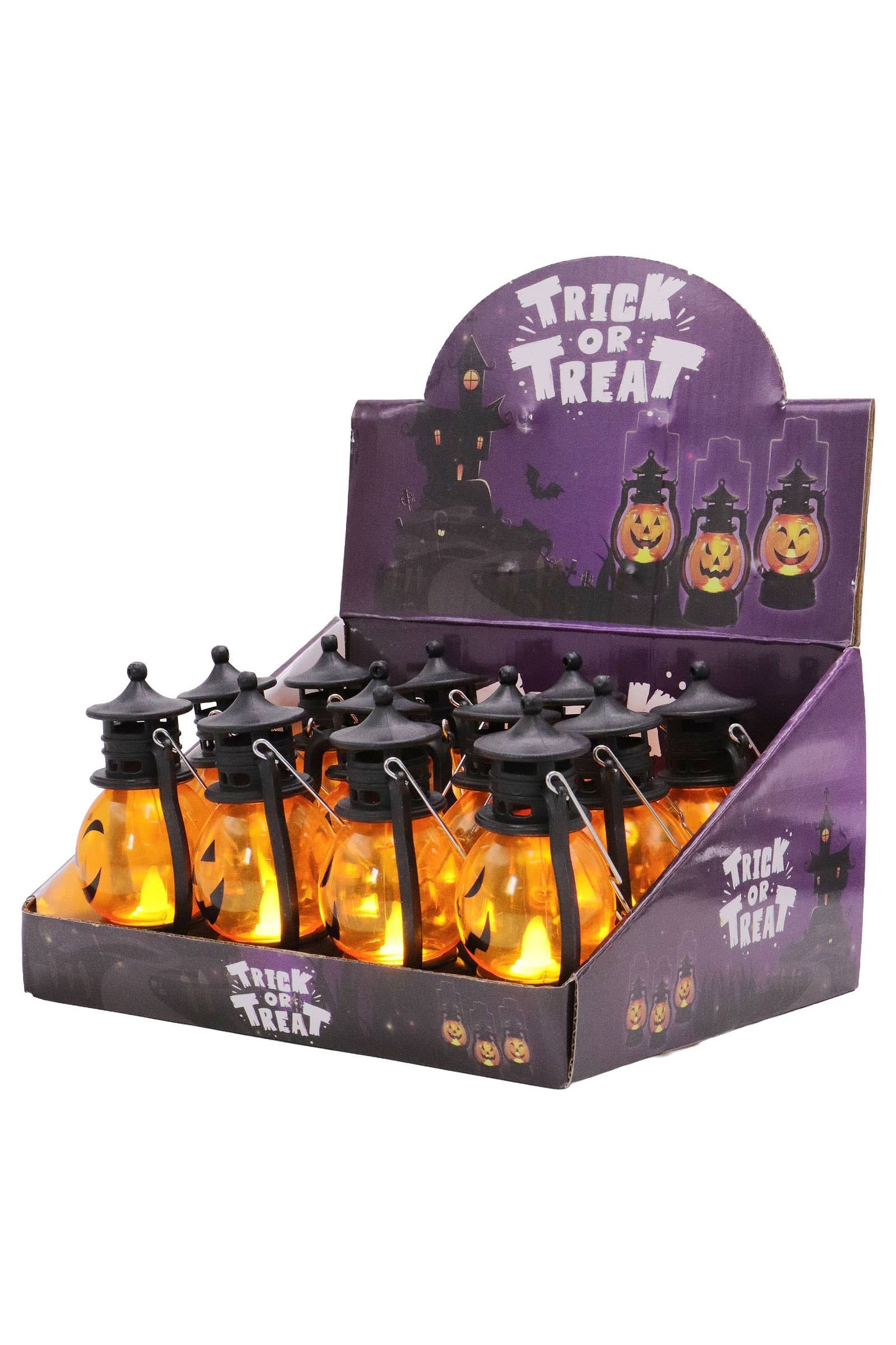 Halloween Pumpkin Head Led Jack O' Lantern With Display Box