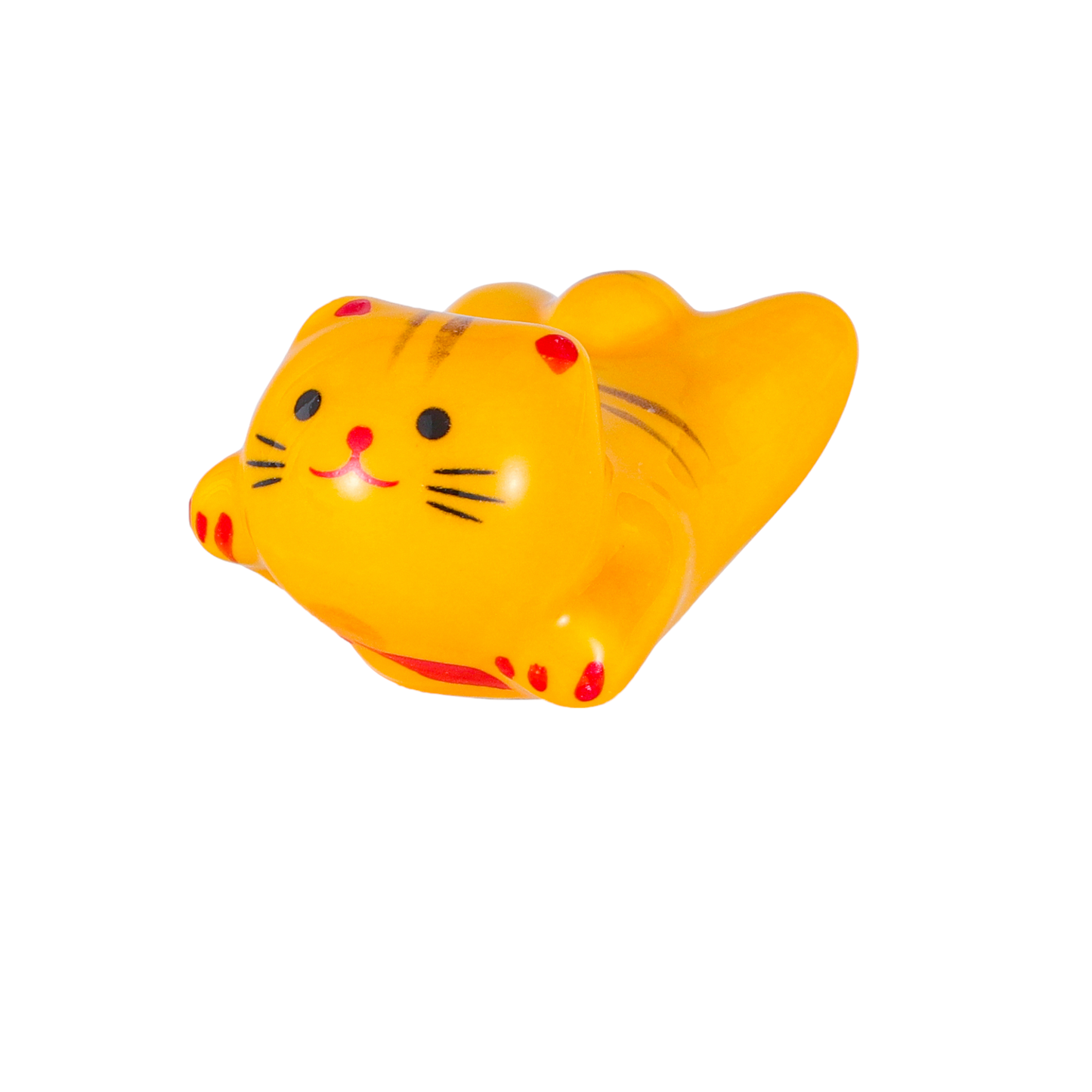 Cat Chopsticks Rest 2"L Yellow (12/288)