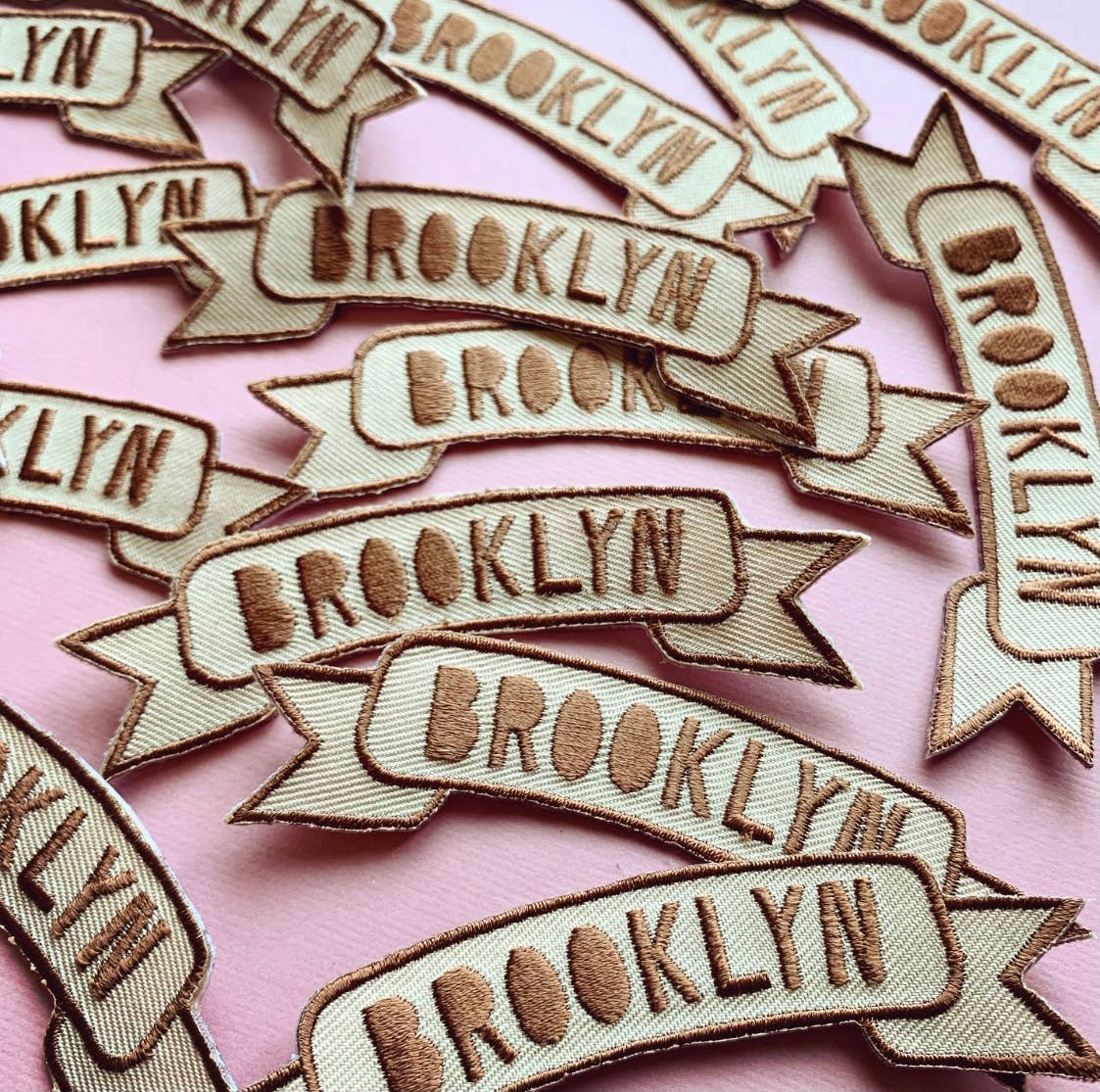 Brooklyn New York City Iron On Patch BK NY NYC Souvenir