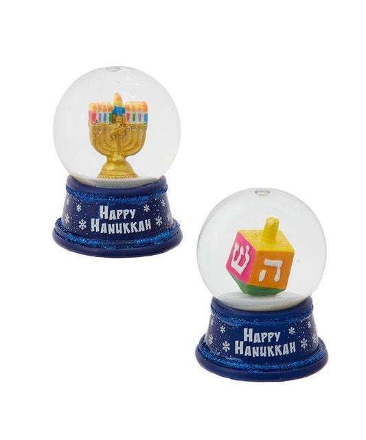 45MM HAPPY HANUKKAH WATERGLOBE 2/A