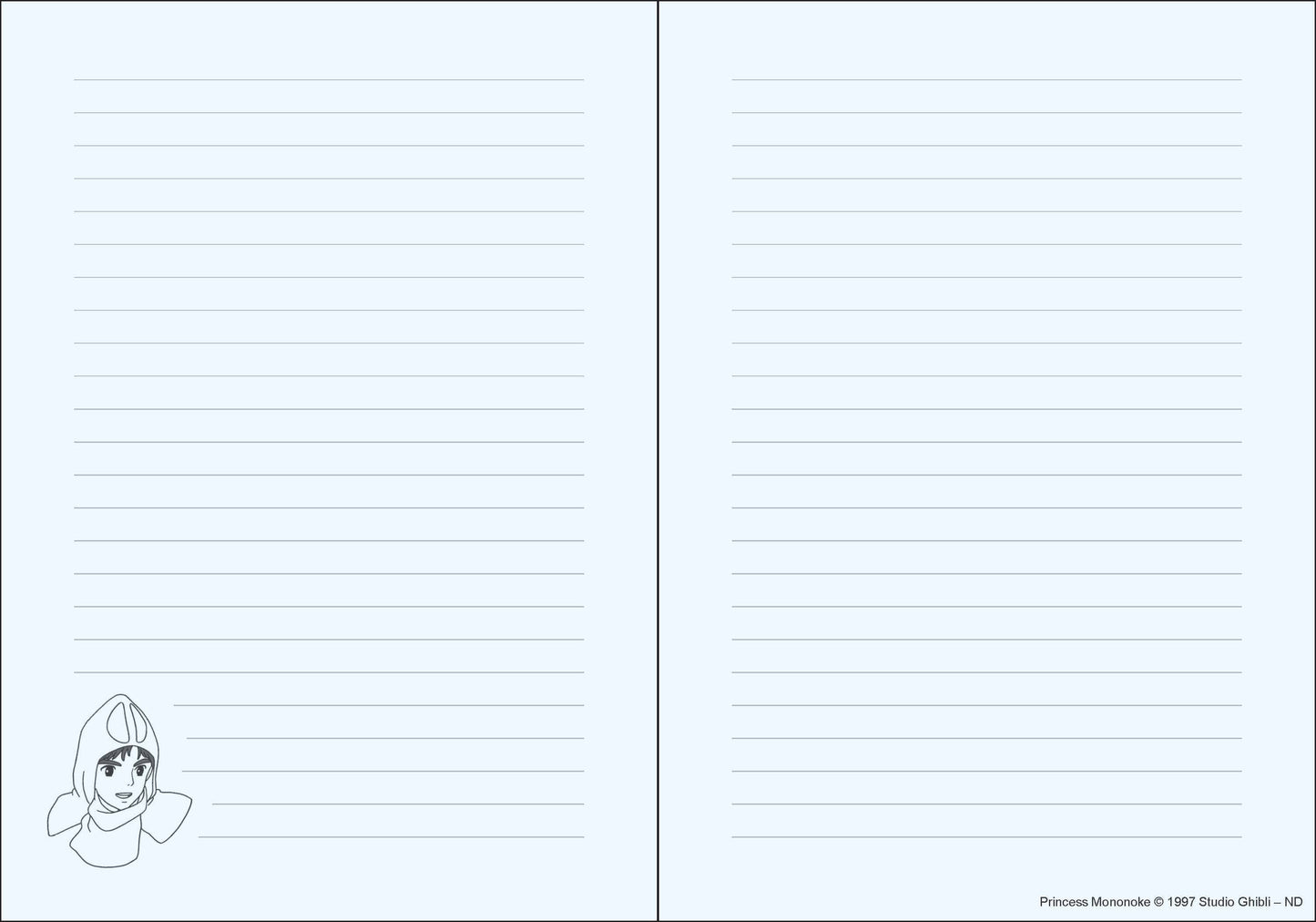 Studio Ghibli Princess Mononoke Journal