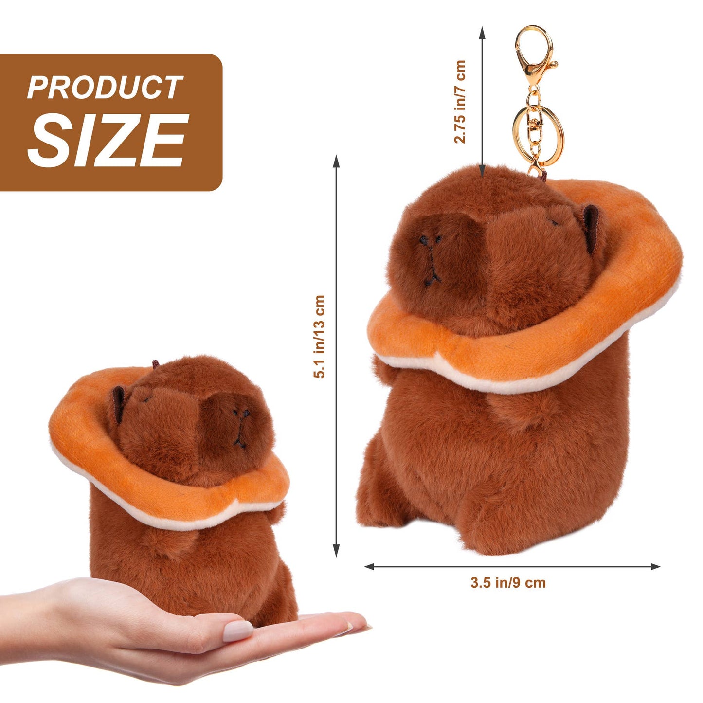 CapyFun - Capybara Plush Keychain