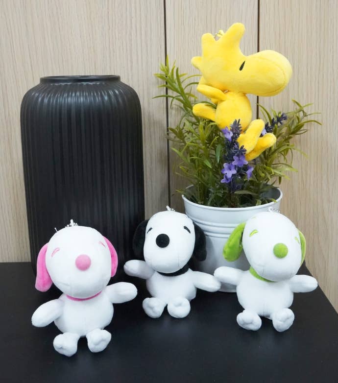 Snoopy Plush Bag Charm Key Chain- 10cm