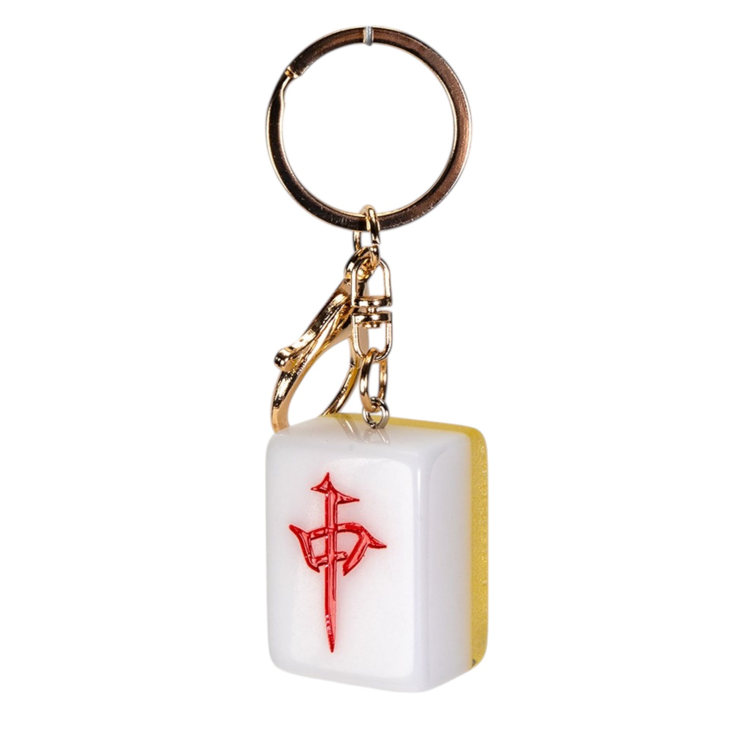 Mahjong Red Tile Keychains (4/60)