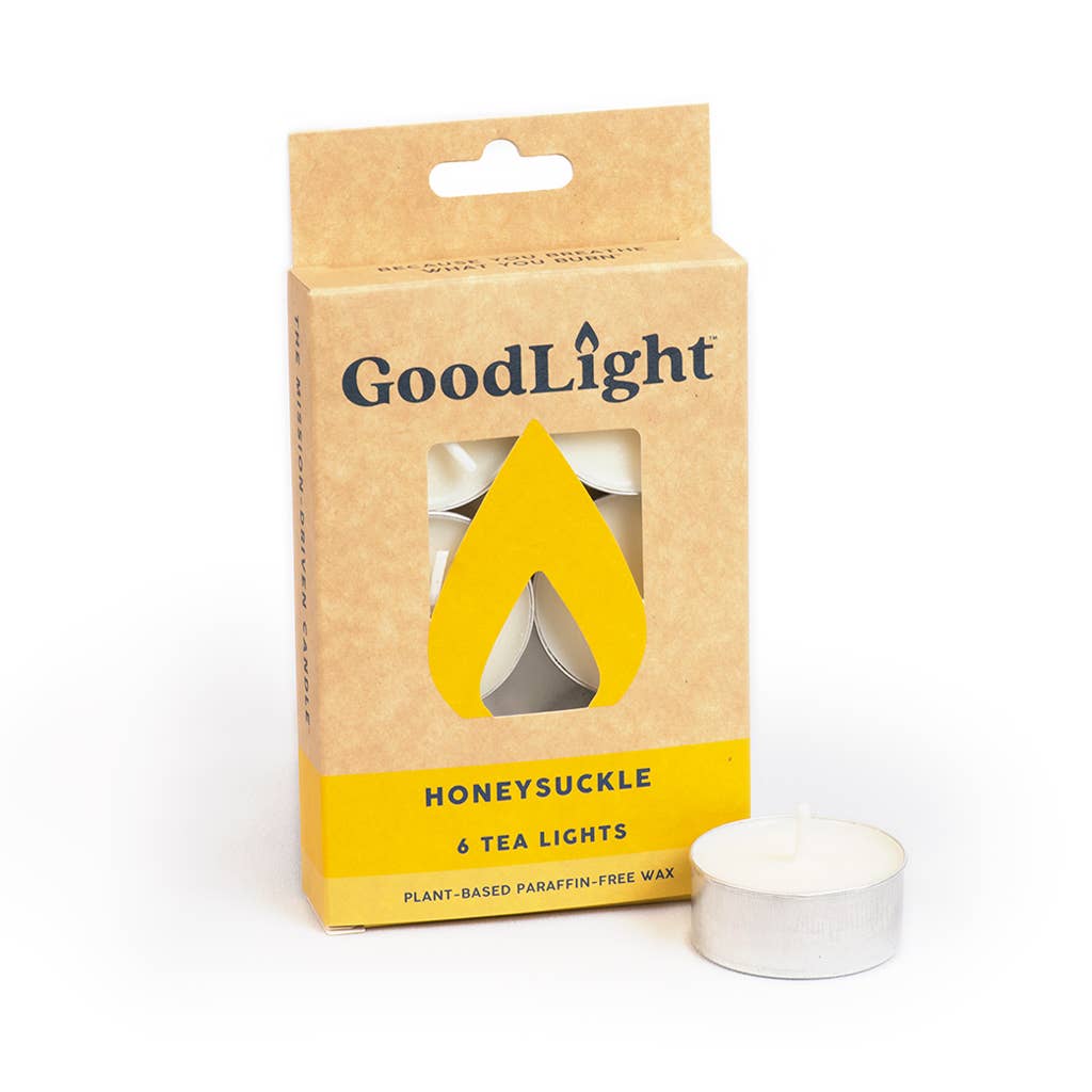 GoodLight Natural Candles - Scented Tea Lights | 6-Count Box