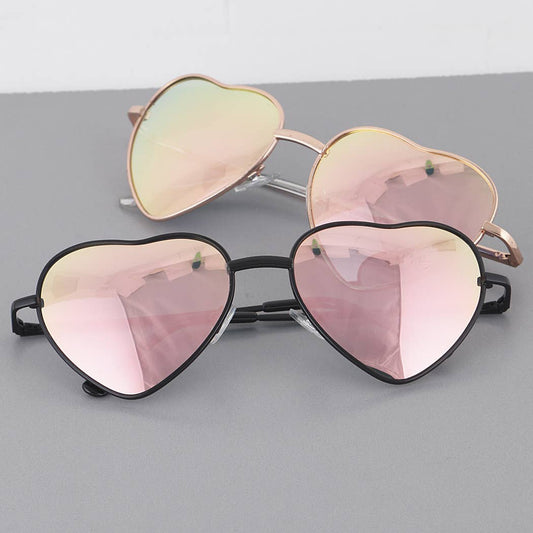 3AM BY H&D ACCESSORIES - Heart Mirrored Sunglasses
