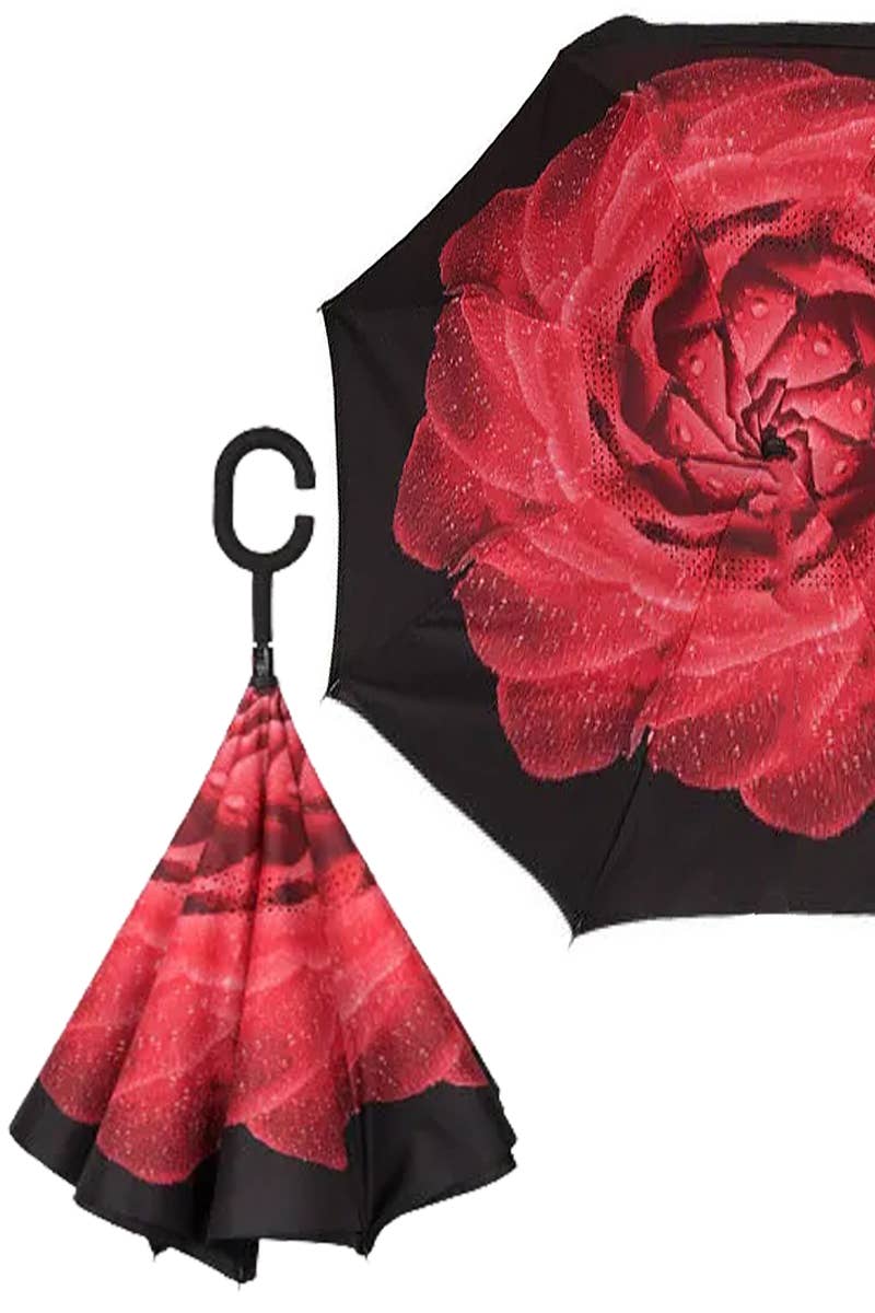 Cap Zone - Various Print Inside-Out Double Canopy Umbrella