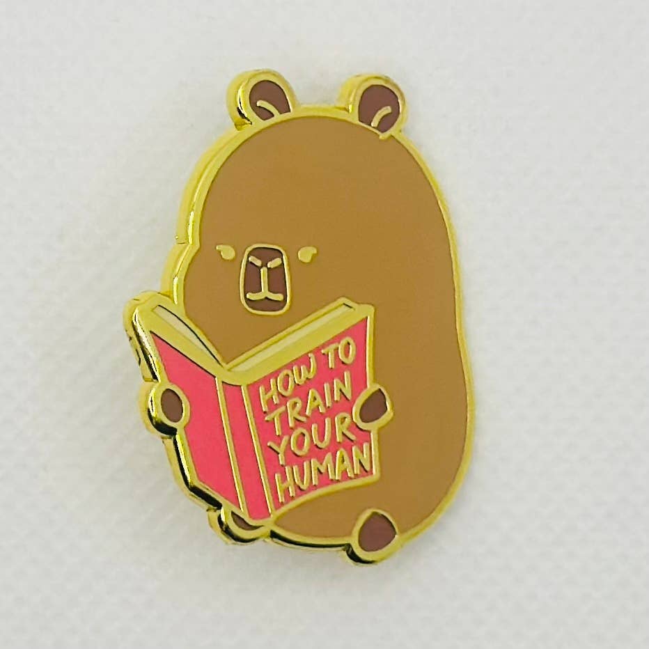Capybara Cute Hard Enamel Dragon Axolotl Bunny Pin
