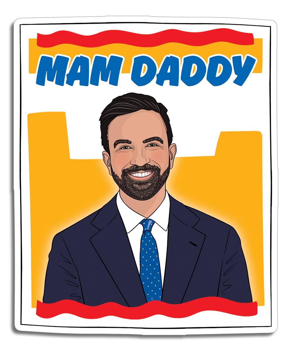 Zohran MamDaddy NYC Die Cut Sticker