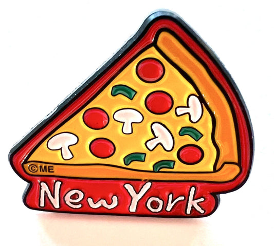 Mary Ellis - New York Pizza Lapel Pin