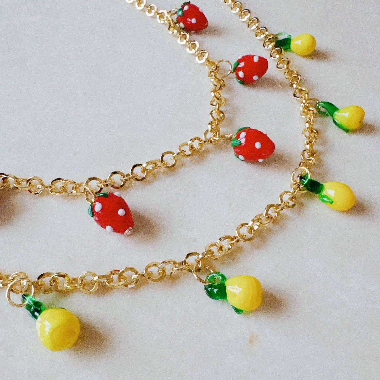 Ellison+Young - Sweet Strawberry Drops Bag Charm