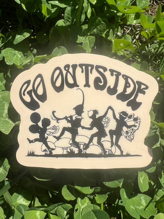 Go Outside STICKER 3 Inch