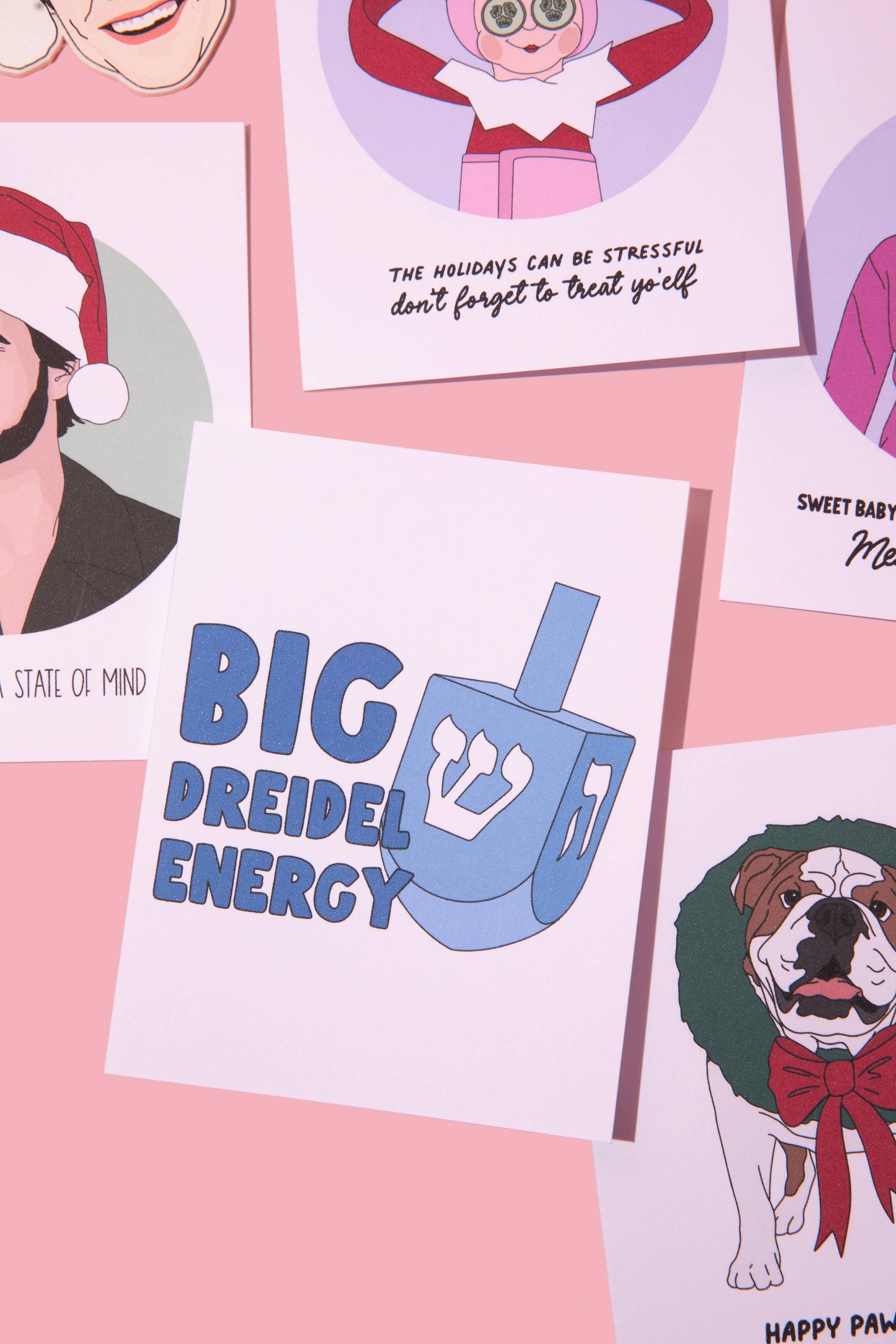 Big Dreidel Energy Hanukkah Card