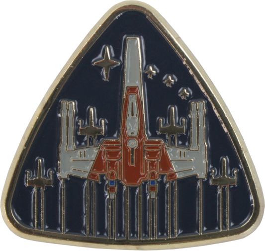Square Deal Recordings & Supplies - Enamel Pin - Star Wars - X-Wing Badge - Officially Licensed