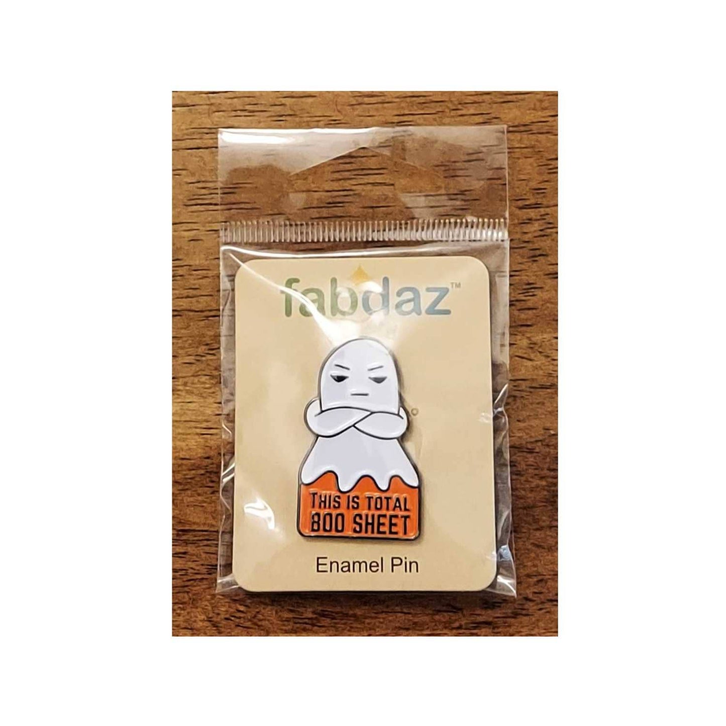 This Is Total Boo Sheet Soft Enamel Pin