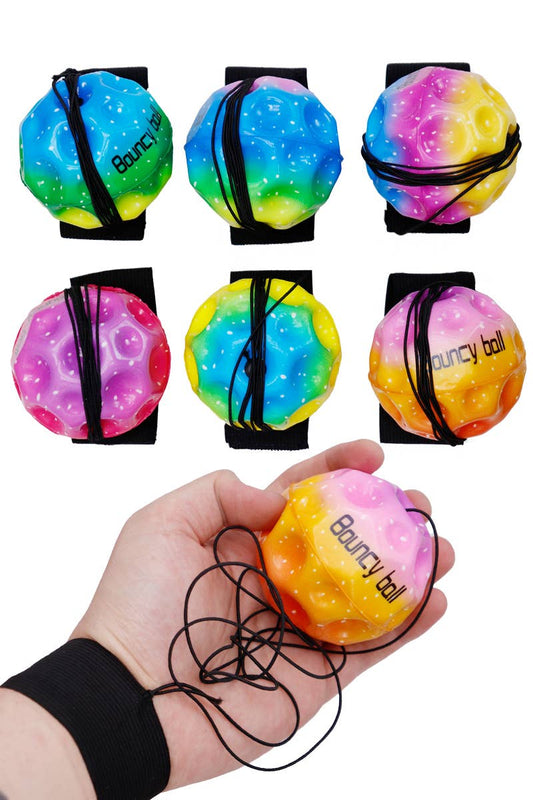 Cap Zone - Rainbow Meteorite Bouncy Return Gravity Ball