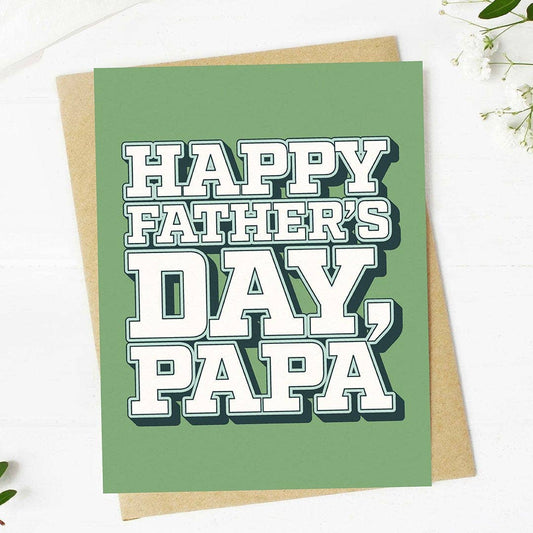 Big Moods - Happy Father's Day Papa Greeting Card