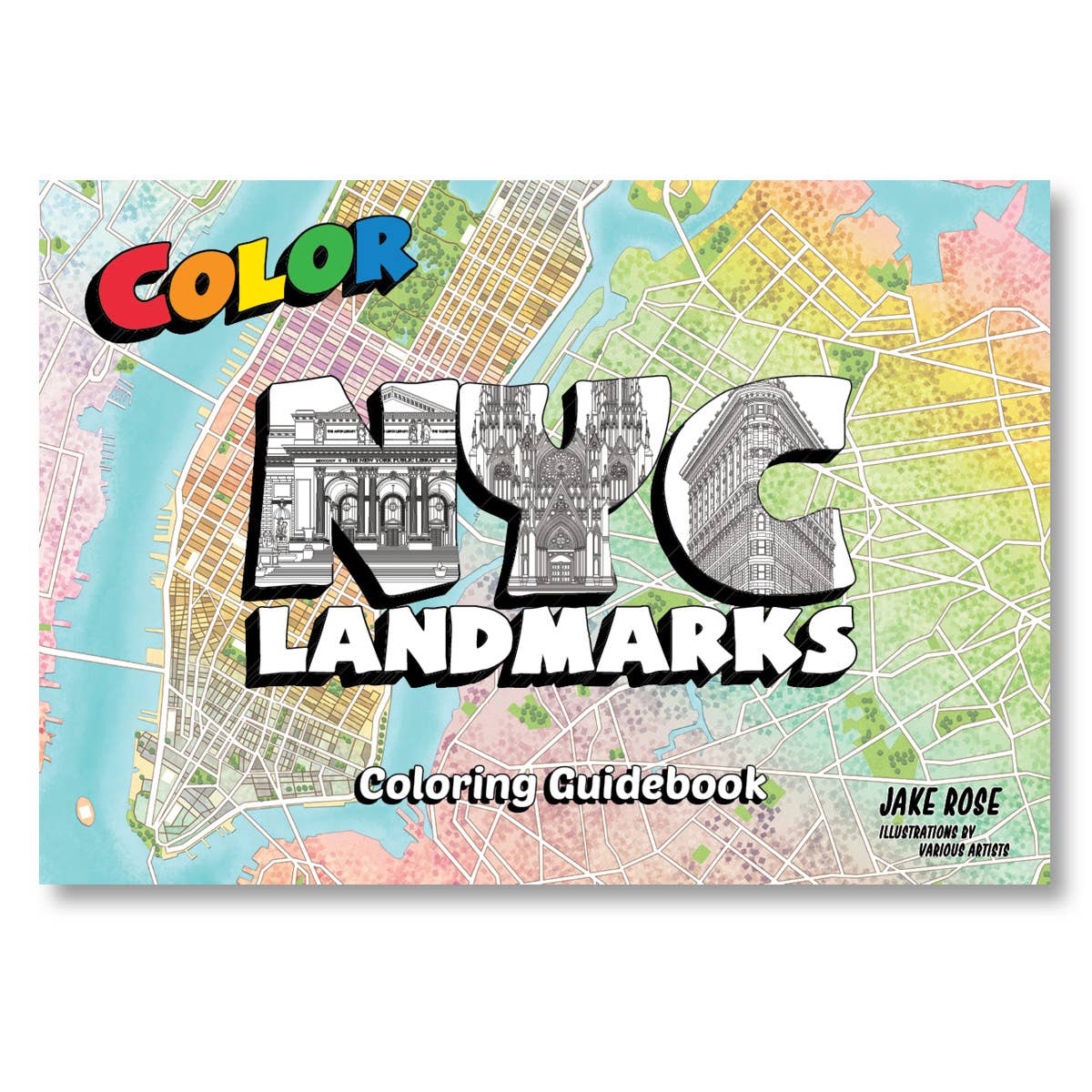Color NYC Landmarks coloring book
