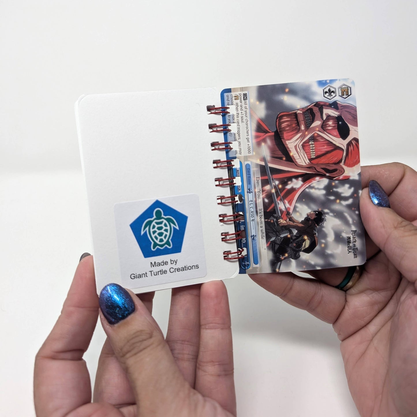 Giant Turtle Creations - Attack on Titan Trading Card Notebook