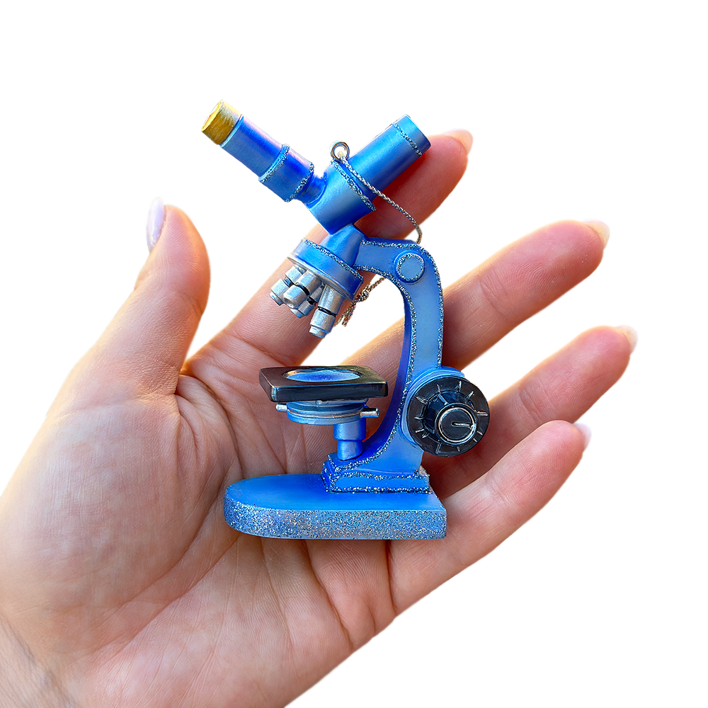 Microscope Lab Magic Science Ornament, Scientist Gift