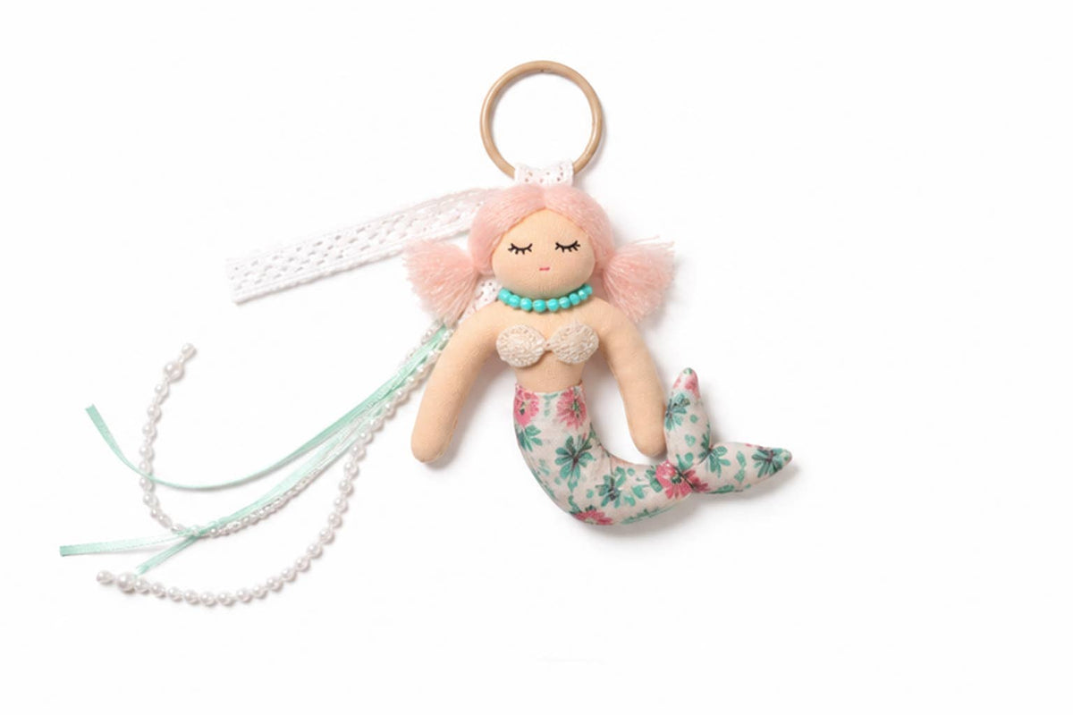 Handmade Mermaid Doll Keychain-Plush Keychain Toy-Bag Charm