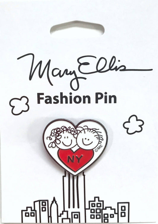 Mary Ellis - Love From New York Enamel Pin